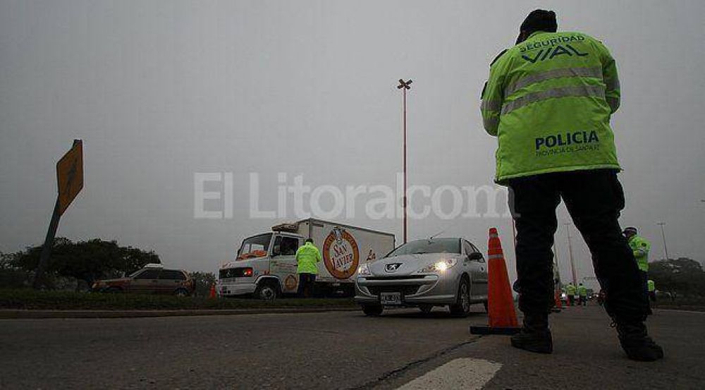 Refuerzan los controles en las rutas santafesinas