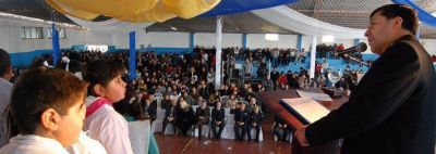 El Vicegobernador Sergio Casas tom� promesa de Lealtad a la Bandera