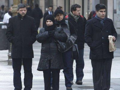 El invierno lleg� con temperaturas bajo cero