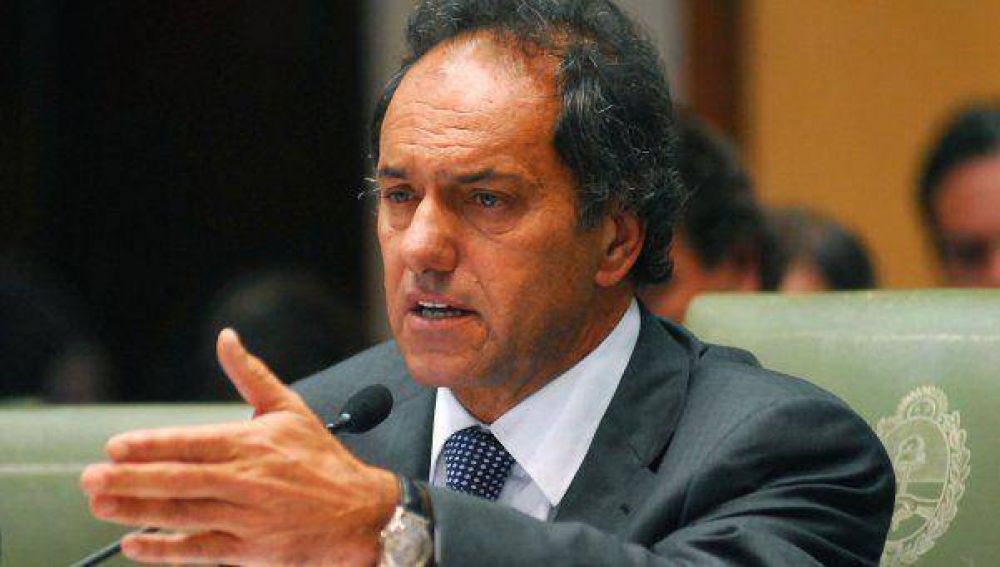 Scioli rechaz� ser candidato a diputado