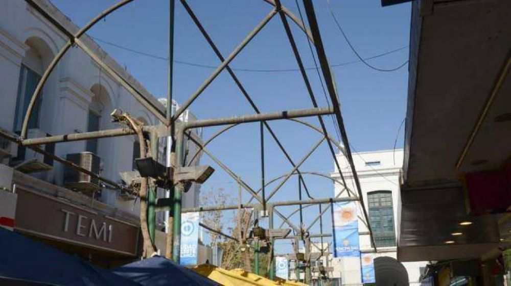 P�rgolas sin Santa Ritas en la peatonal