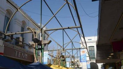 P�rgolas sin Santa Ritas en la peatonal