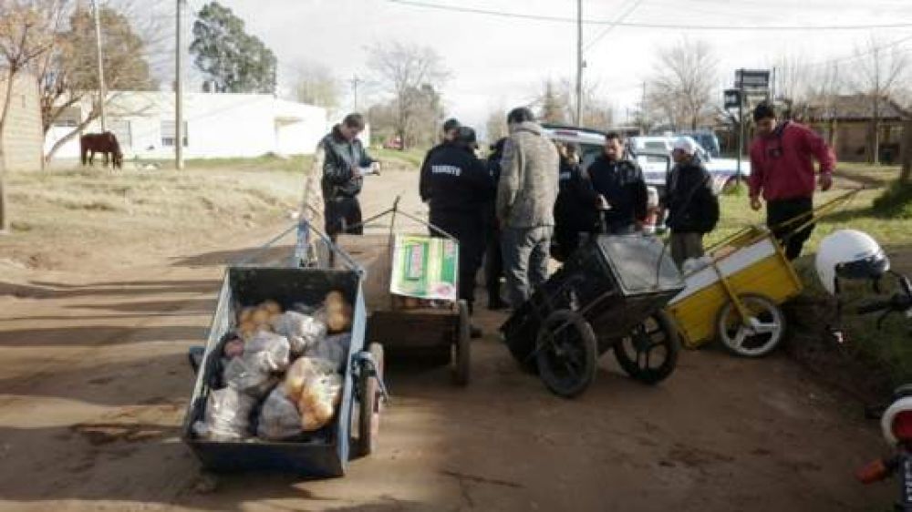 Incautaron varios kilos de frutas destinadas a la venta ambulante