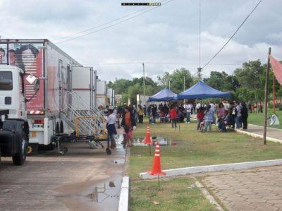 Camiones Sanitarios de Naci�n atienden en el interior provincial