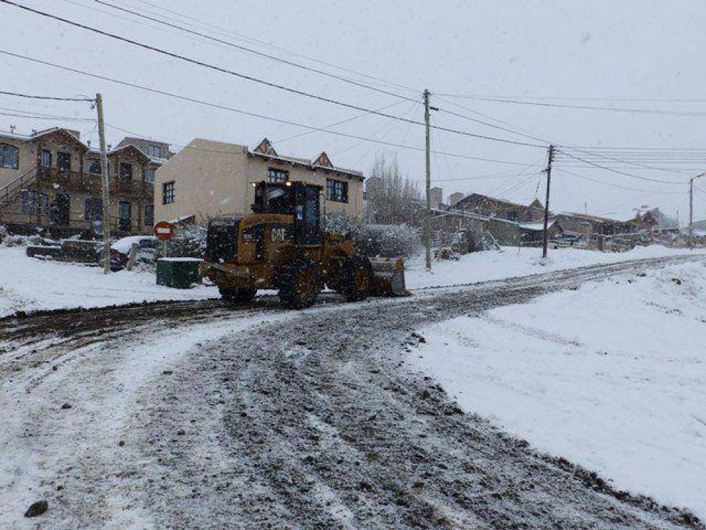 El Calafate recibi el invierno con una intensa nevada