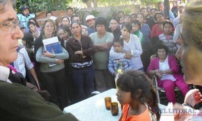 Siguen relevando familias en el barrio Virgen de los Dolores