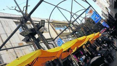 Podaron la p�rgola de la peatonal