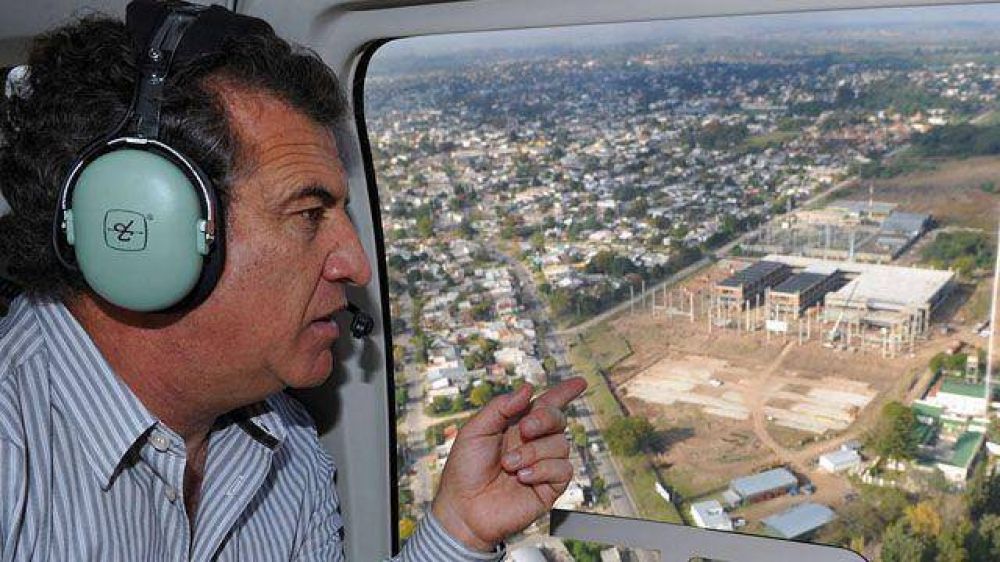 Urribarri sobrevol� los preparativos para recibir a CFK	