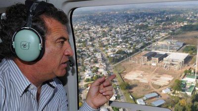 Urribarri sobrevol� los preparativos para recibir a CFK	