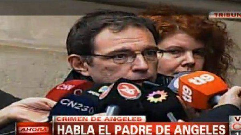 Habl� el papa de �ngeles: "Me sorprende" la imputaci�n del portero