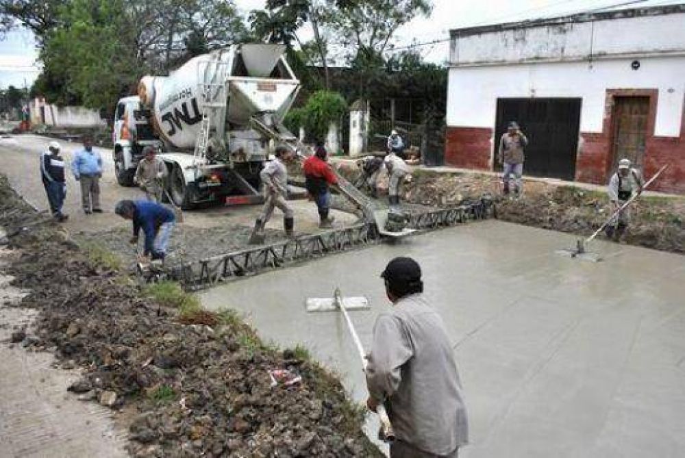 Etapa final de las obras en la calle Felipe Cabral