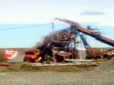Soldador se accident� en una cantera