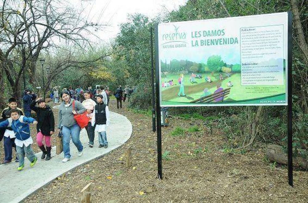 La Reserva Natural Urbana del municipio de Mor�n festej� un a�o