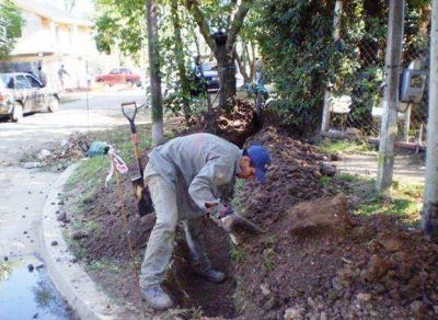 Obras de gas en Benav�dez