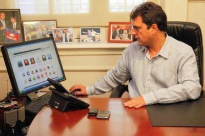 Sergio Massa: �la mejor campa�a es seguir trabajando en la gesti�n�