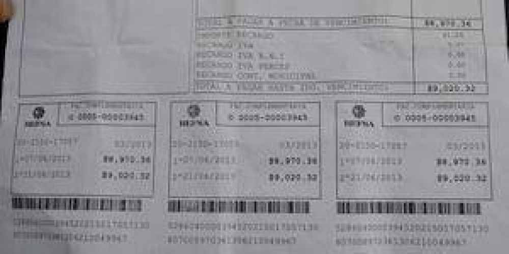 Un hombre carenciado recibi� una factura de luz por $9.000