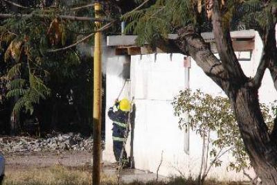 Cuantiosos da�os en el incendio de una cochera