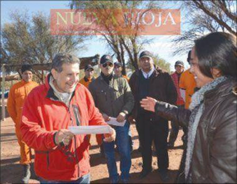 Beder Herrera visit� localidades del departamento Felipe Varela
