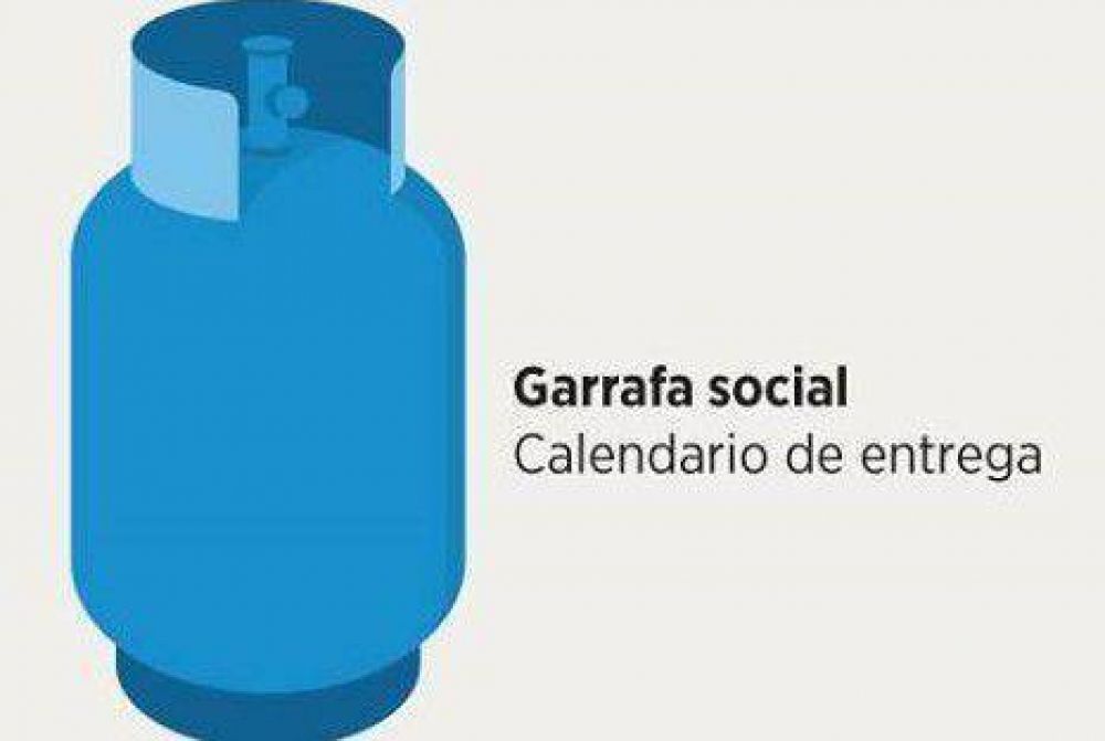 Desde el Municipio dieron a conocer el cronograma de entrega de garrafas sociales