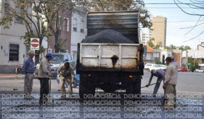 Meoni busca revitalizar la gesti�n y ya ejecut� $6.774.903 en repavimentaci�n