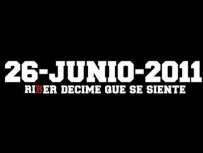 Los hinchas de Boca festejan el aniversario del descenso