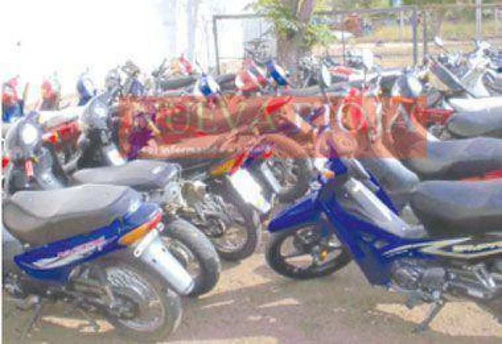 Secuestran importante cantidad de motos en operativos policialesrios