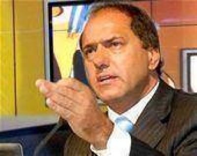 Para Scioli, "Kirchner es una garant�a como cabeza de lista"