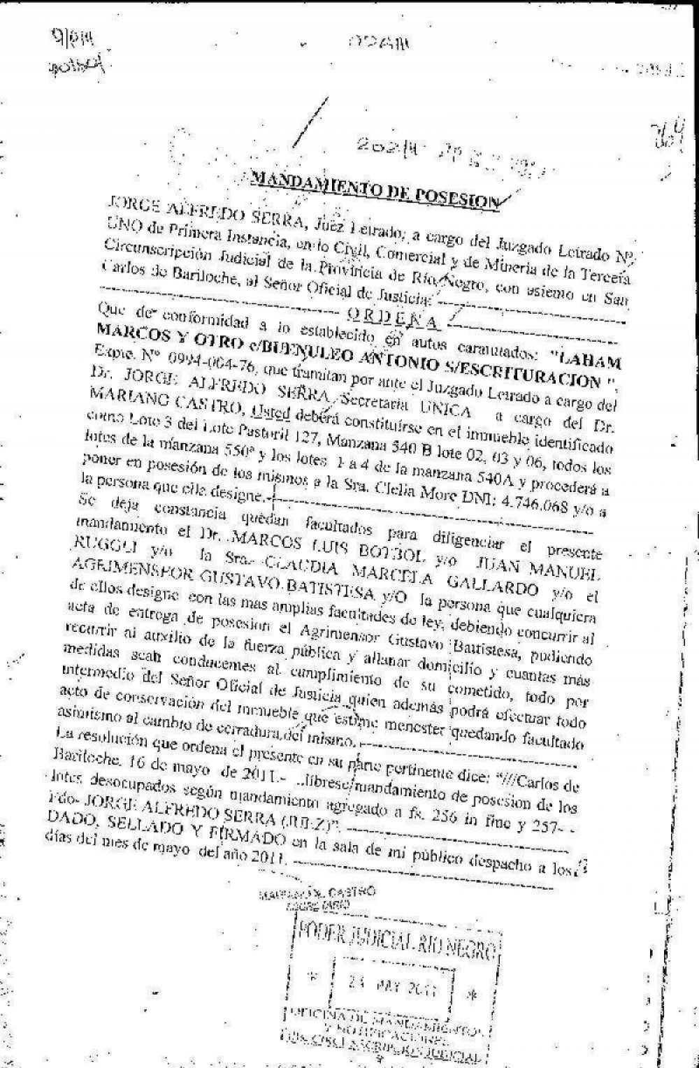 Denuncian que la presidenta de la Junta Vecinal cede lotes que tienen due�o
