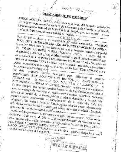 Denuncian que la presidenta de la Junta Vecinal cede lotes que tienen due�o