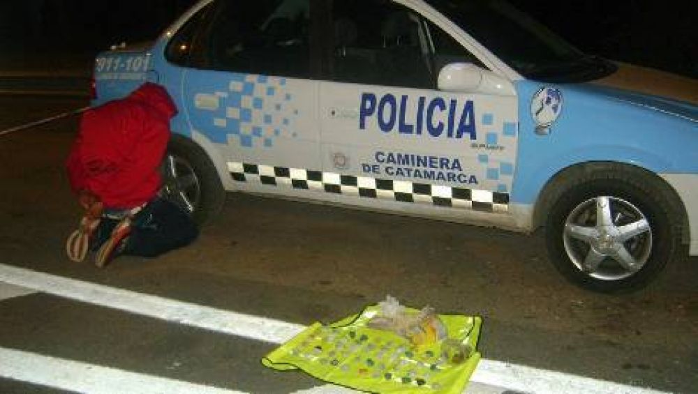 Pasajero con droga