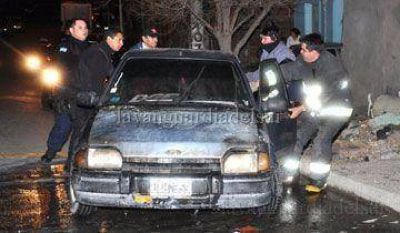 Auto se incendi� por problemas mec�nicos