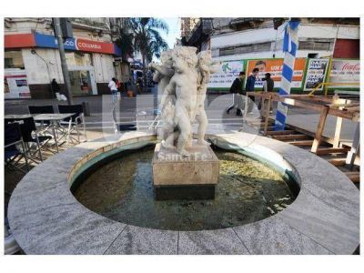 Analizan la opci�n de relocalizar la fuente de Los Ni�os Cazadores