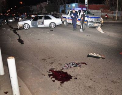 Tr�gico accidente en Viale y 9 de Julio