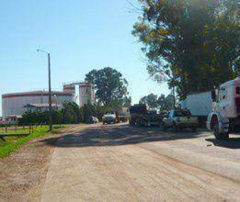 Movimiento de camiones en Zona Sur  