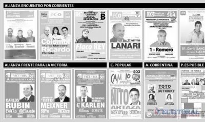 Con una lista m�s, se presentaron los modelos de boletas para las Paso