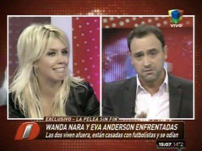La furia en vivo de Adri�n Pallares con Wanda Nara