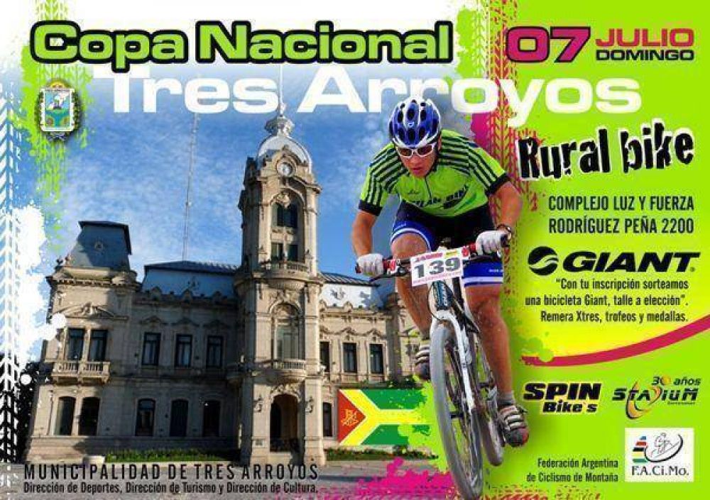 Se viene la Copa Nacional de Rural Bike de Tres Arroyos