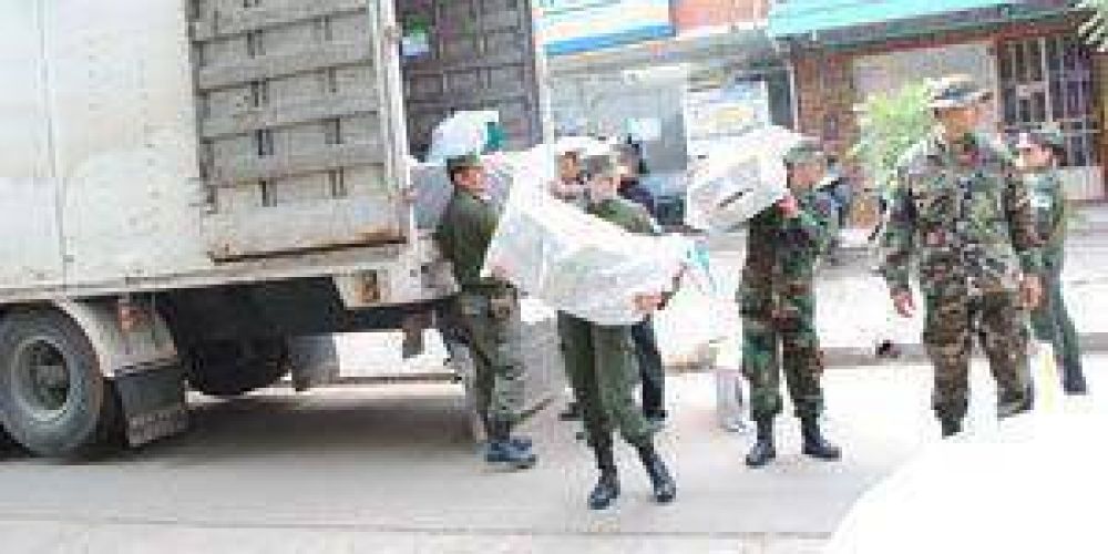 Llegaron las urnas para las P.A.S.O.