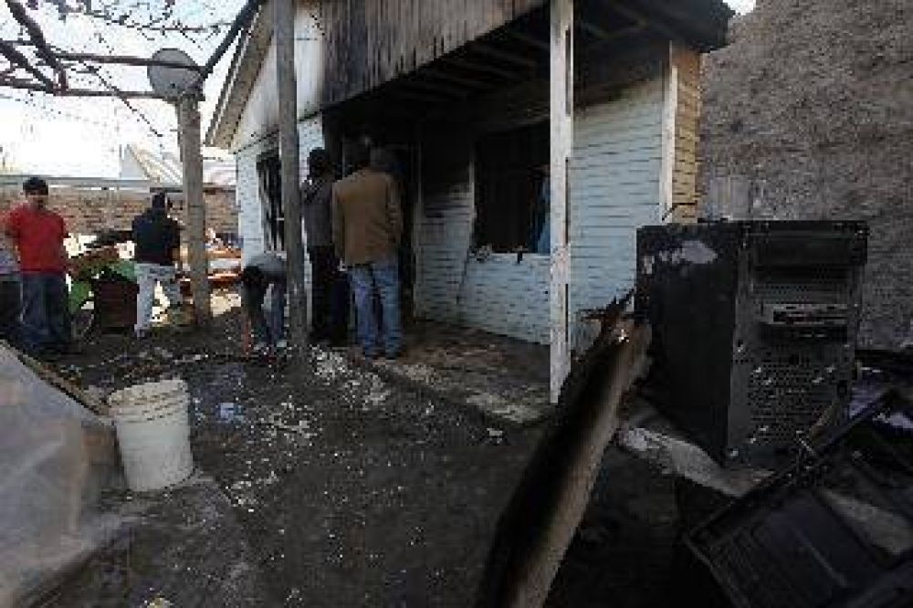 Da�os casi totales en una casa de Costa Norte