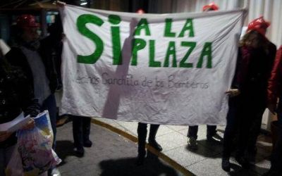 Canchita de los Bomberos: los vecinos sorprendieron a Scioli