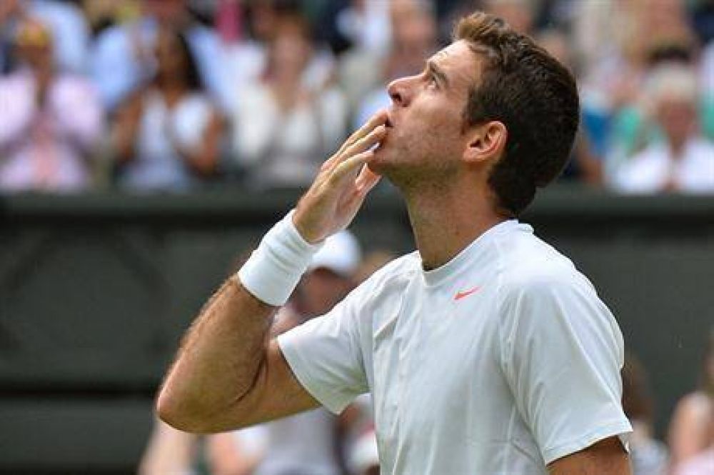 Va por m�s: Juan Mart�n del Potro busca los octavos de final de Wimbledon