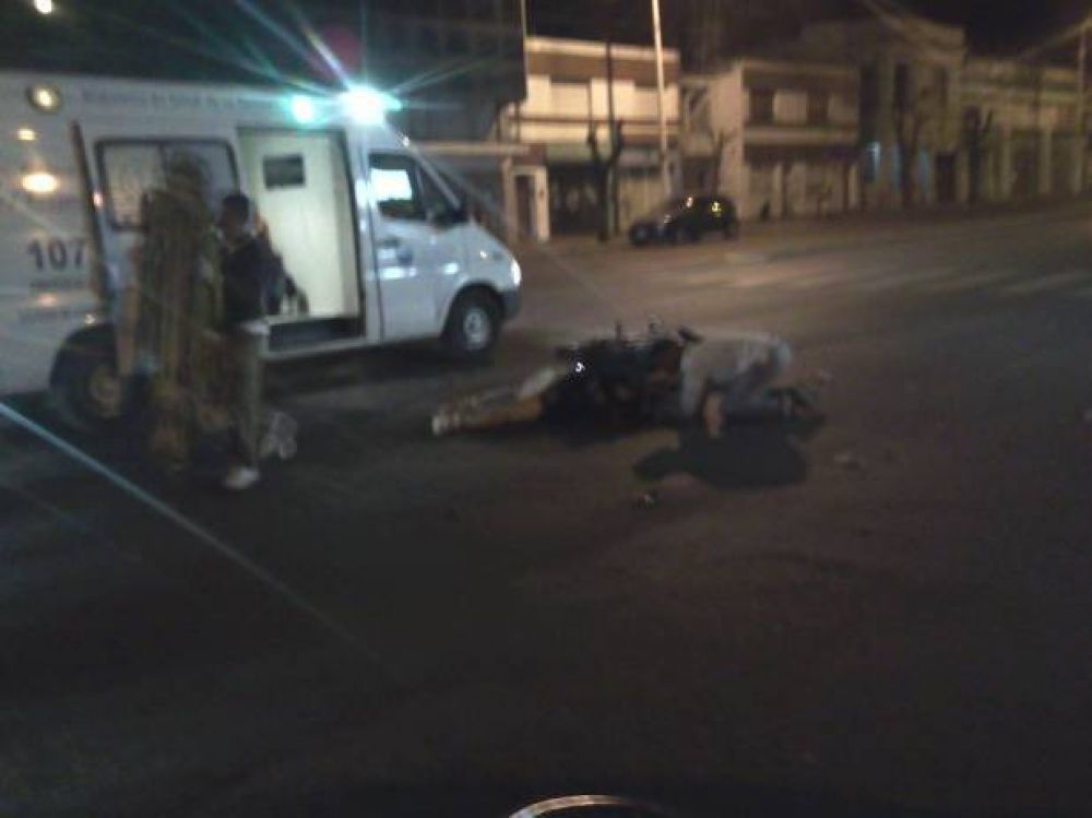 Otra vez la moto, otra vez un accidente