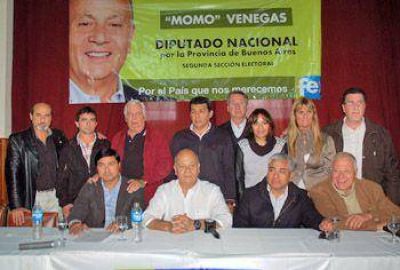 Ger�nimo �Momo� Venegas visit� Pergamino y present� el partido FE