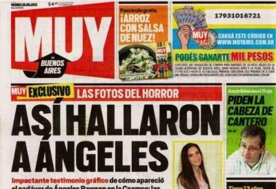 Las fotos del cad�ver de �ngeles fueron repudiadas por Fopea, el AFSCA y el juez