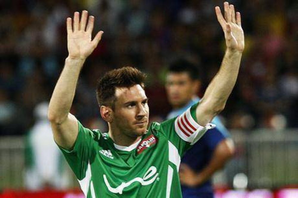Lionel Messi deleit� con su f�tbol y revolucion� a Colombia