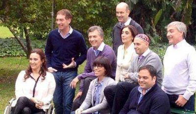 Macri y sus candidatos hicieron las fotos de campa�a en el Bot�nico