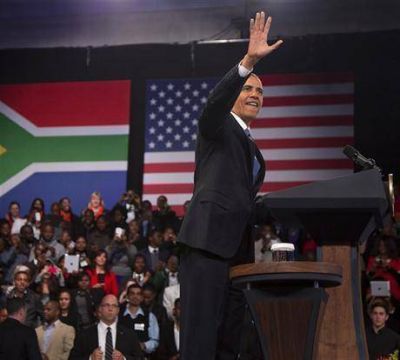 Obama no pudo visitar a Mandela, pero se reuni� con su familia
