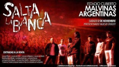 Salta La Banca llega por primera vez a un estadio para presentar su nuevo disco
