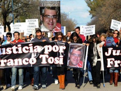 Cr�ticas a la Justicia en una marcha por el crimen de un ca�adense