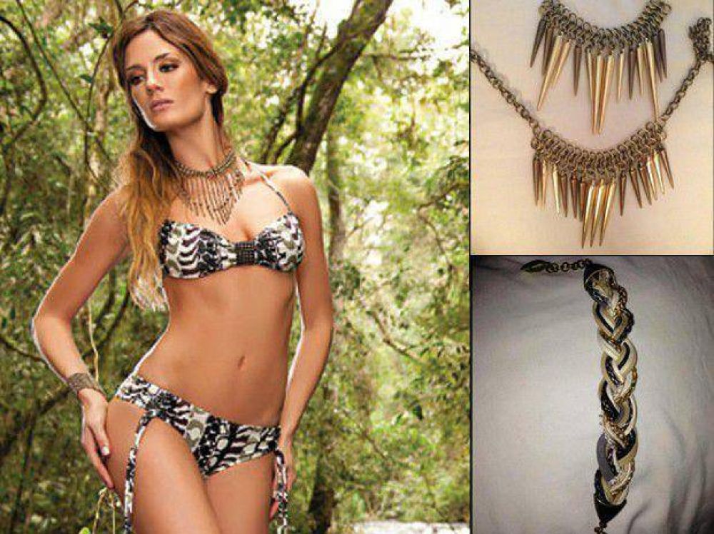 Mientras disfruta su embarazo, Paula Chaves hace bijouterie